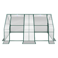 SWANEW Gewächshaus Klein, UV-beständige PE-Plane Foliengewächshaus, Tomatenhaus 180*90*90CM