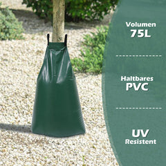 SWANEW Bewässerungssack 75L Bäume Wassersack Baumsack Gießsack Bewässerungseutel