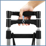 SWANEW Treppensteiger sackkarre klappbar, bis 75kg, Transportkarre extra Langer Teleskopgriff 100 cm, Aluminium treppensackkarre