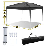 SWANEW Pavillon, 3x3m Faltpavillon, Pop Up Gazebo Pavillo, partyzelt UV-beständig