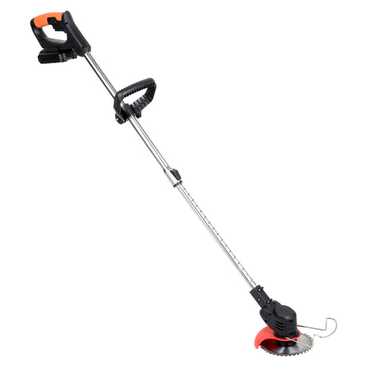 SWANEW Rasentrimmer, Rasen kantenschneider (inkl. 2X 1.5Ah Akkus und Ladegerät), 18.000 U/min, 24V