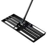 SWANEW Rasen rakel, Rasenschieber, Flächenebner,  Wiese Rechen, 75cmx25cm