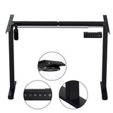 SWANEW Höhenverstellbarer Schreibtisch 70-115cm Tischgestell PC-Tisch DIY Elektrisch