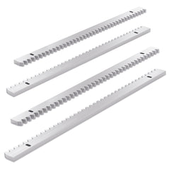 SWANEW Zahnstange verzinktem Stahl für Schiebetorantrieb, Schiebetor Toröffner, 2M Zahnschiene 4 Stück (jede 50 cm lang)