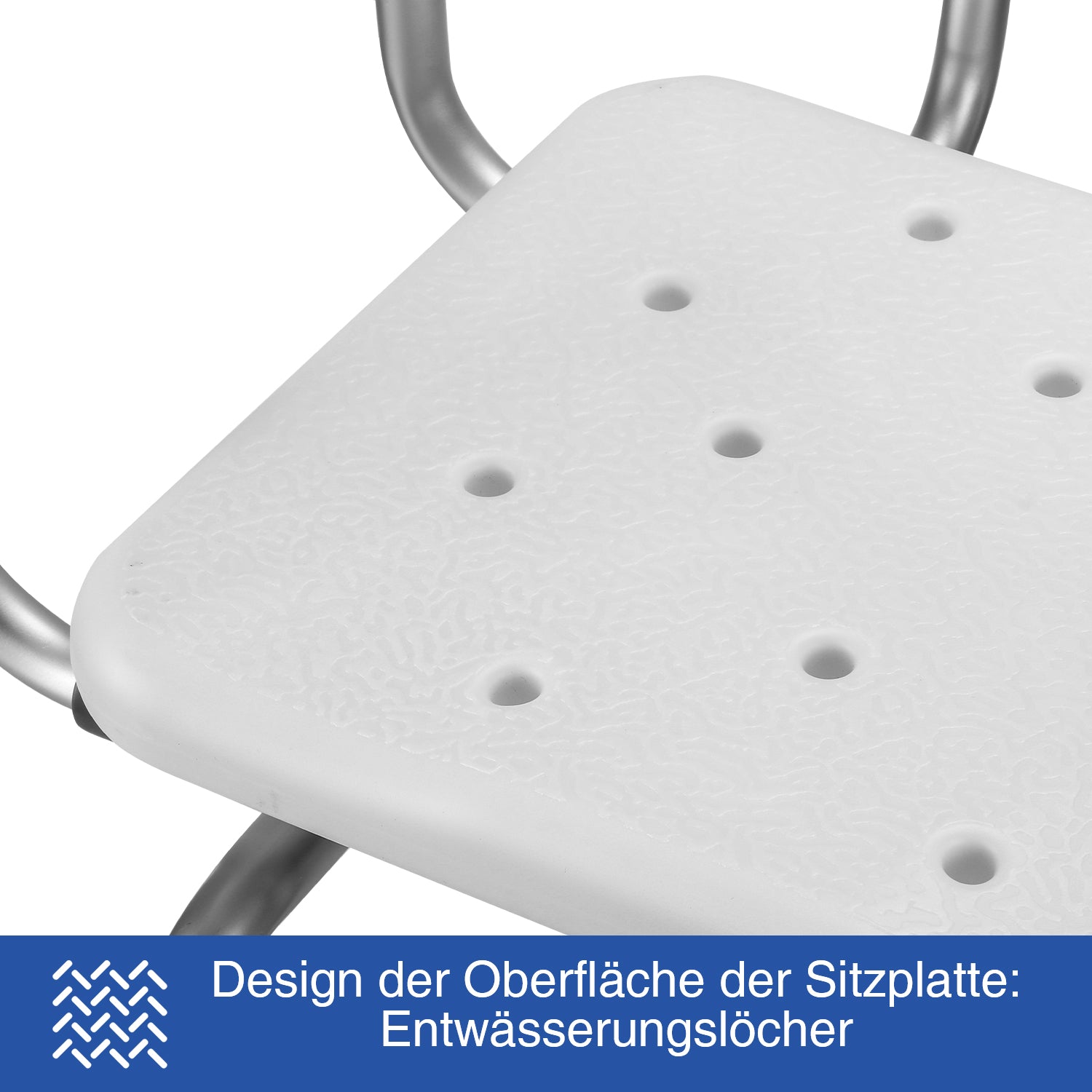 Duschstuhl 360° Drehbarer