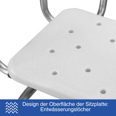 Duschstuhl 360° Drehbarer