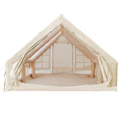 SWANEW Aufblasbares Zelt, Campingzelt, Familienzelt mit Fenster und Tür, 6.3㎡/12㎡