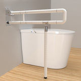 SWANEW Wandstützgriff Toilette, Klappgriff Haltegriff Dusche, Rutschfeste WC Aufstehhilfe Sicherheitsgriff