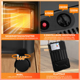 SWANEW 4200W Gasheizofen, Faltbar Gasheizer, Gasheizung