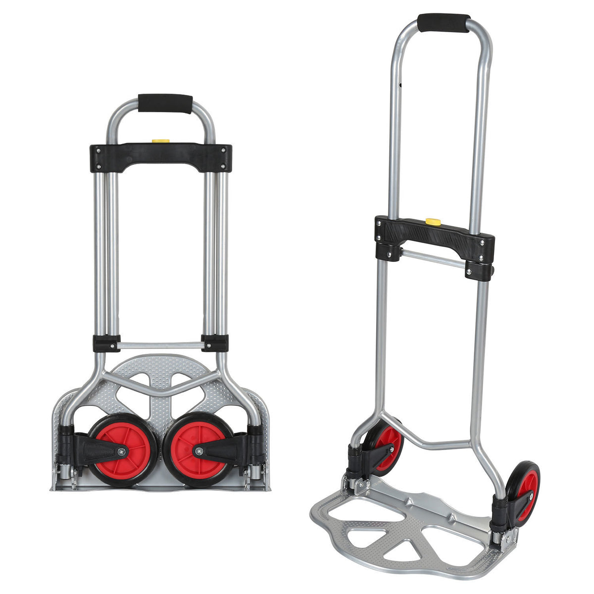 SWANEW Sackkarre klappbare, Stapelkarre, Transportkarre, 60kg Belastbarkeit