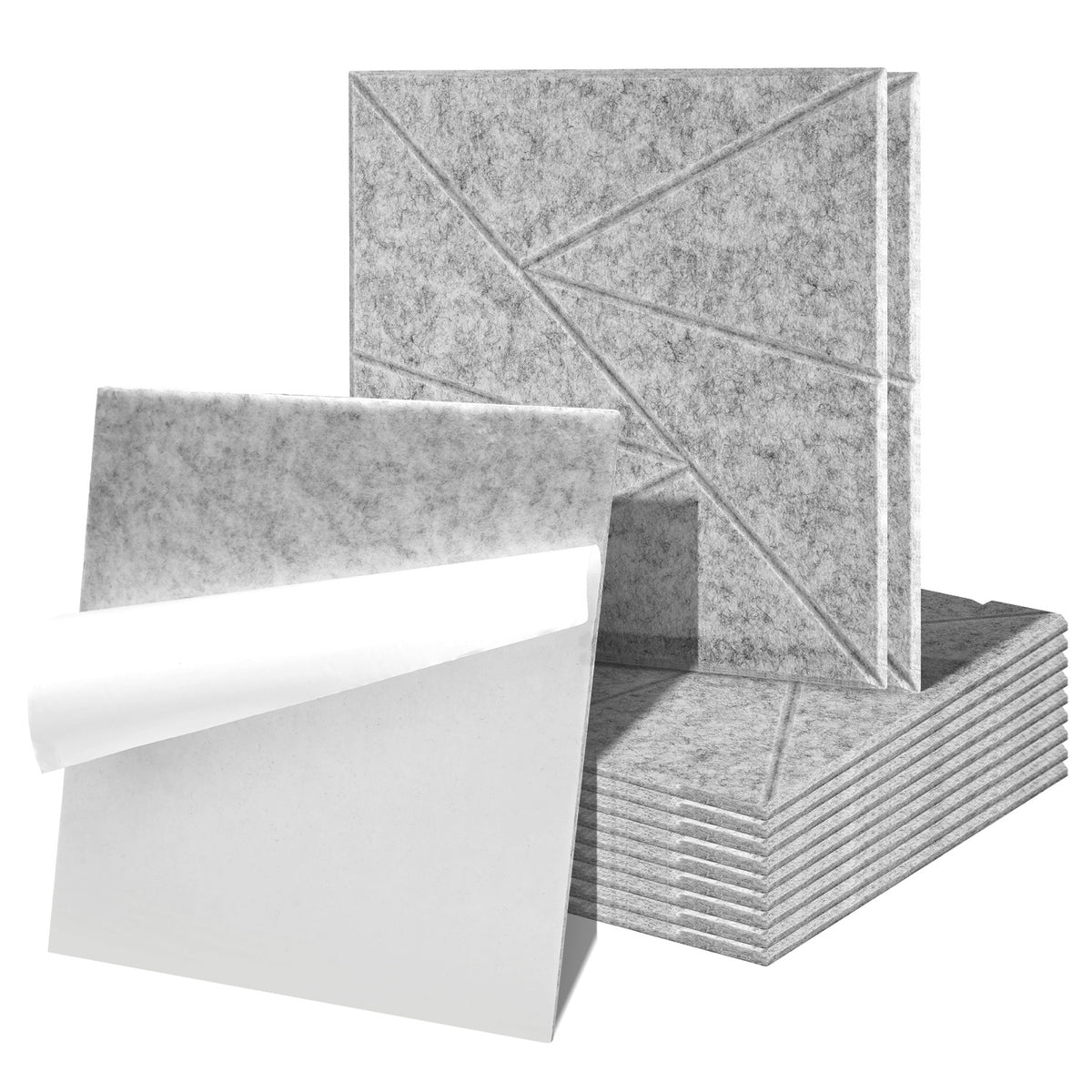 Akustikpaneele selbstklebend 30×30×0,9 cm