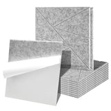 SWANEW Akustikpaneele selbstklebend, Akustikplatten, Akustikschaumstoff, 30x30x0.9cm