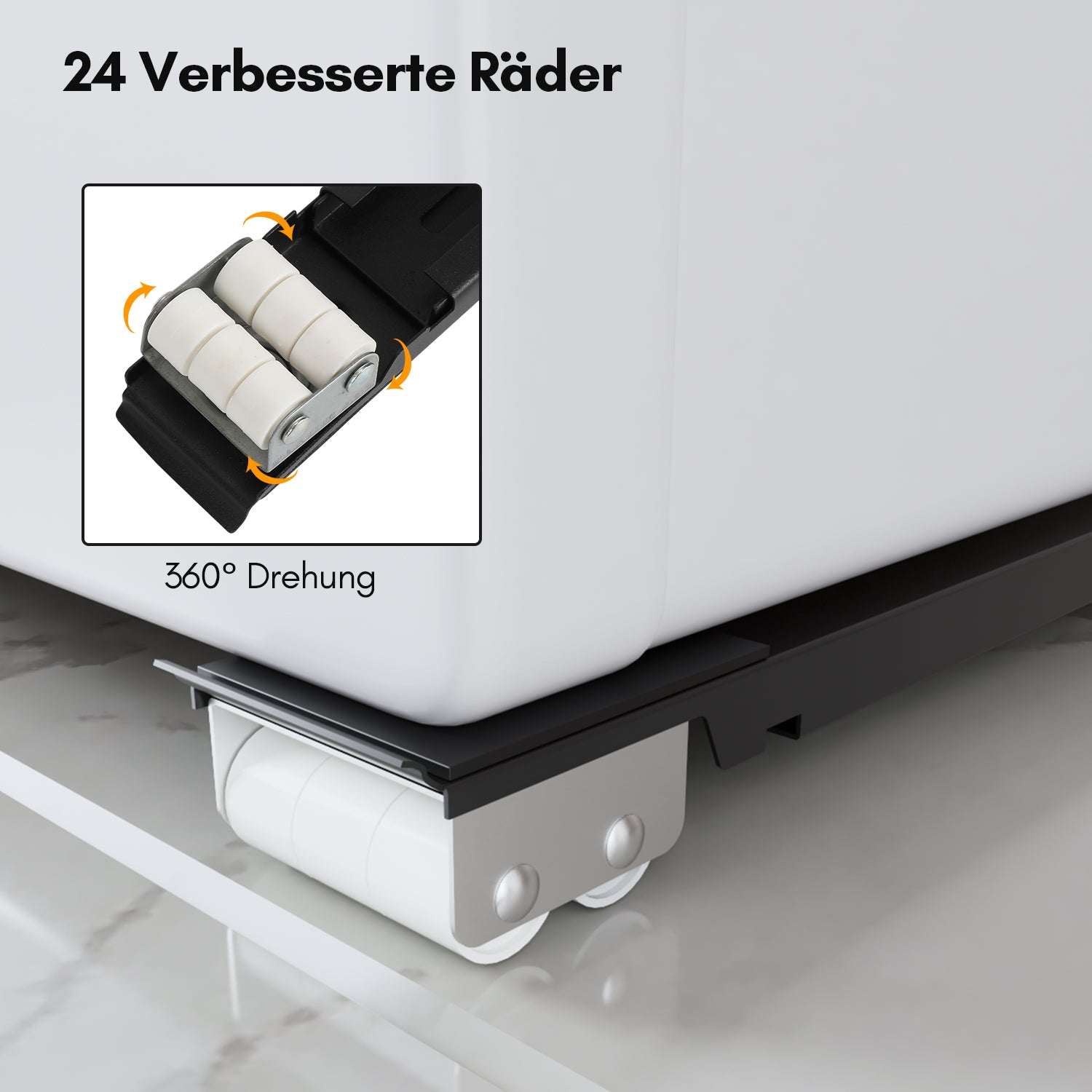 2er Set Ausziehbares Waschmaschinen Untergestell