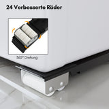 SWANEW 2PCS Waschmaschinen Untergestell Podest Sockel Trockner Einstellbar 45-70cm