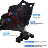 SWANEW Hoverboard Sitz, Kart Erweiterung für 6.5-10 Zoll Hoverboards, Sitzscooter Kartsitz