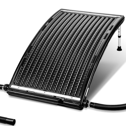 SWANEW Poolheizung Solar, Sonnenkollektor Pool 113 x 69 x 35cm, Solarheizung 10000 L/H, 32-40mm Anschluss Erweiterbar