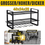 SWANEW Werkzeug Wandhalterung, Werkzeughalter, Elektrowerkzeug Organizer, Werkzeugregal