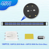 SWANEW LED Aquarium Beleuchtung, 24/7 Modus, wasserdicht, 55-150cm, Aufsetzleuchte Vollspektrum Licht