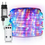 SWANEW 10 Meter LED Lichterschlauch Außen, Wasserfest LED Schlauch, mit Fernbedienung & Timer, Dimmbar & Memory-Funktion, IP65 [Energieklasse F]