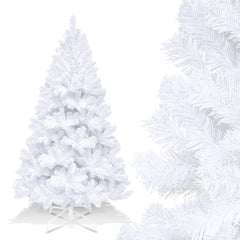 SWANEW Künstlicher Weihnachtsbaum, PVC Schwer Entflammbar, mit ständer, Weihnachtsdeko