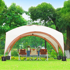 SWANEW Pavillon Gewichte 4er Set Gewichtssäcke Sandsäcke Pavillonstandfüße Schwarz