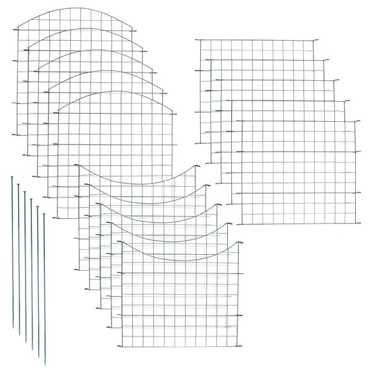 Teichzaun Gartenzaun Steckzaun