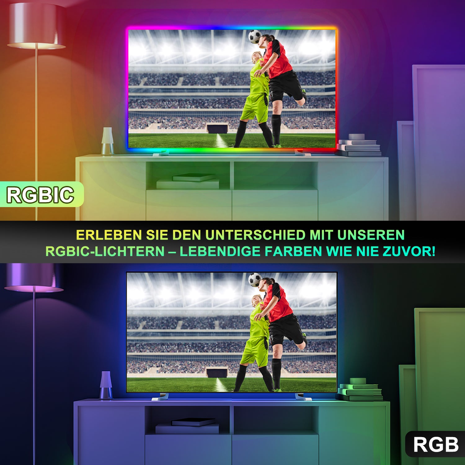 2-10M Neon LED Strip RGBIC 