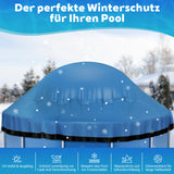 SWANEW Poolkissen Winter, Ø2/3m Rund, Pool Luftkissen, mit 2x4m Seil