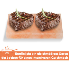 Salzstein zum Grillen 20x10x2,5cm