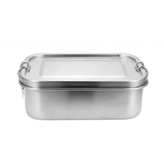 SWANEW Edelstahl Brotdose auslaufsicher Lunchbox Metall Dichte Bento Box Fassungsvermögen mit Fächern