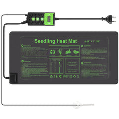 SWANEW Heizmatte Pflanzen mit Thermostat, Wärmematte, IP67 Wasserdicht, 27W/55W