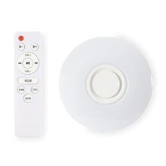 SWANEW 36W LED Deckenleuchte bluetooth Lautsprecher Fernbedienung und APP-Steuerung Sternenhimmel Lampe [Energieklasse G]