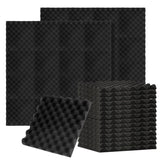 SWANEW Akustikschaumstoff, Akustikpaneele Selbstklebend, Schalldämmung, Hochdichte Schallabsorber, 30*30CM