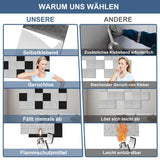 SWANEW Akustikplatten Selbstklebend, Hohe Dichte Akustikpaneele, Schallabsorber, Dünne Schallschutzplatten
