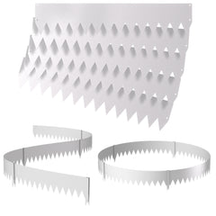 SWANEW Rasenkante Metall, Höhe 20cm, Beeteinfassung, mit Dornen, Mähkante