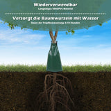 SWANEW Bewässerungssack 75L Bäume Wassersack Baumsack Gießsack Bewässerungseutel