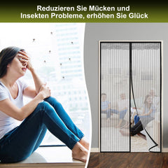 SWANEW Insektenschutz, Fliegengitter Tür, Magnetvorhang, ohne Bohren