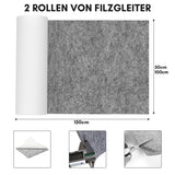 SWANEW Filz Selbstklebend, Filzgleiter, Filzplatte, für Van Innenraum