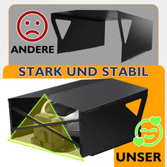 SWANEW Mähroboter Garage, Garage für Robotermäher, Verzinktes Blech, 78x60x34cm, Carport Überdachung für Rasenroboter