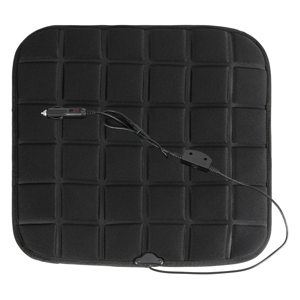 SWANEW Auto Sitzheizung, Auto Rücksitzheizung Matten mit Schalter 12V PKW KFZ getrennt carbonheizmatte Heizstufen