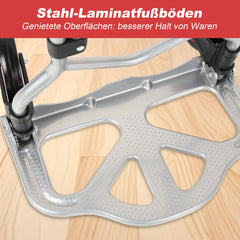 SWANEW Sackkarre klappbare, Stapelkarre, Transportkarre, 60kg Belastbarkeit