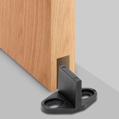 SWANEW Schiebetürbeschlag, Schiebetürsystem Set, Schiebetüren Tragfähigkeit 150kg, Schiebetür Schiene für Einzelne Holztür｜Big Wheel