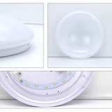 SWANEW LED Deckenlampe mit Bewegungsmelder Deckenleuchte mit Tageslichtsensor Warmweiss 12W 960 Lumen Ø24 cm