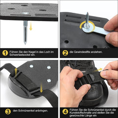 SWANEW Nagelschuhe, Rasenbelüfter-Schuhe, Rasenbelüfter Walking