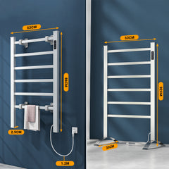 SWANEW Handtuchheizkörper Elektrisch, 100W Badheizkörper, Handtuchtrockner