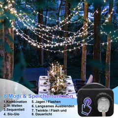 SWANEW LED lichterkette, Außen IP44 lichterketten, Baum Beleuchtung, Weihnachten Deko