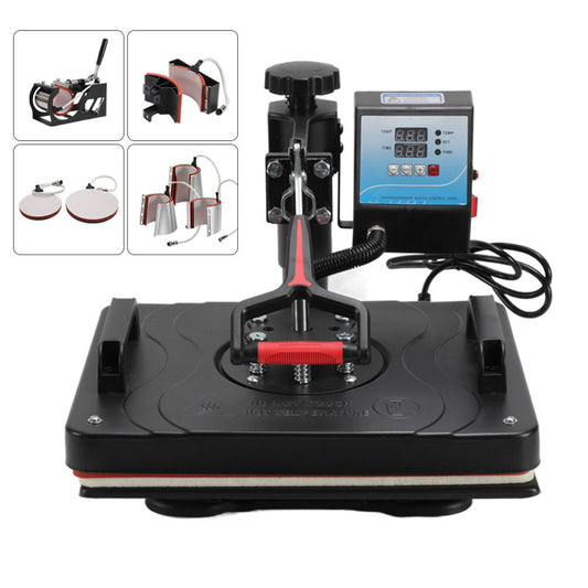 SWANEW 8 in 1 Transferpresse, Heißpresse 38x30cm, T-Shirtpresse