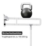 SWANEW Wandstützgriff Toilette, Klappgriff Haltegriff Dusche, Rutschfeste WC Aufstehhilfe Sicherheitsgriff