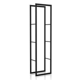 SWANEW Kaminholzregal, Brennholzregal, Holzstapelhilfe, Feuerholzregal aus Metall