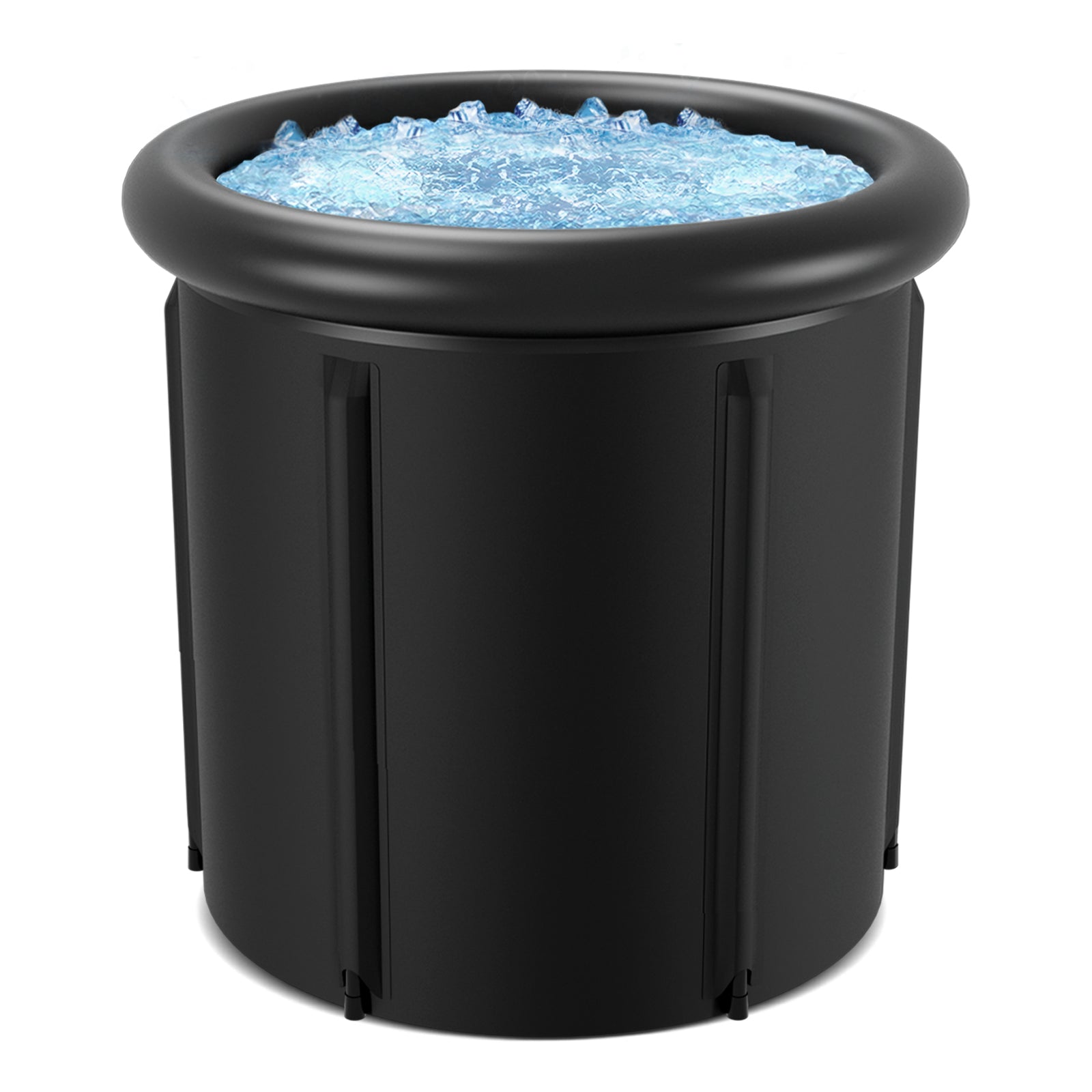 SWANEW Eisbad Eisbaden Tonne 80 cm, Faltbare Badewanne 390L,  Kältetherapie Set mit 5 Isolierschichten, Aufblasbare Eistonne-Set für Zuhause